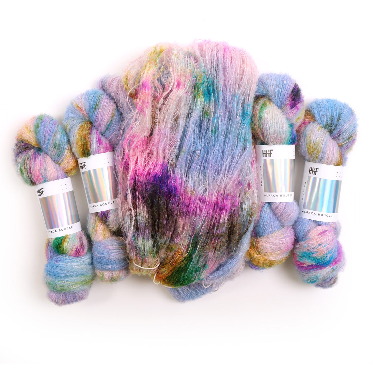 Soft Boucle Yarn-Lavender 