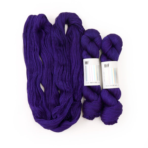Purple Reign, Silk Merino Lace