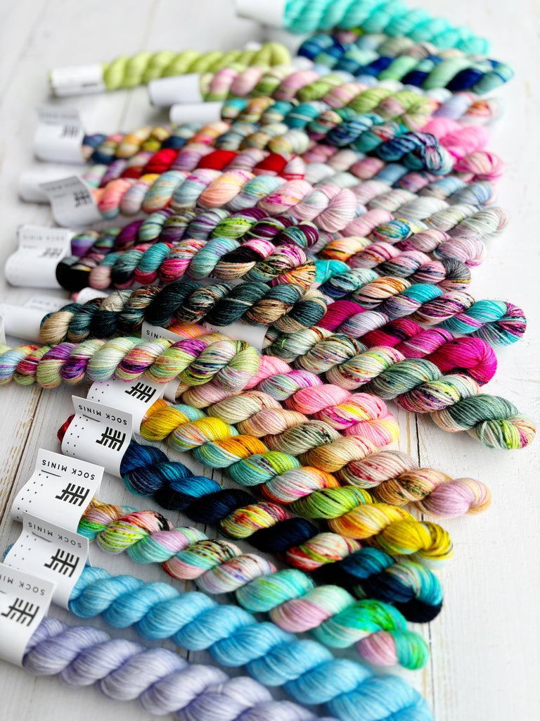 Hand Dyed Yarn outlet Minis