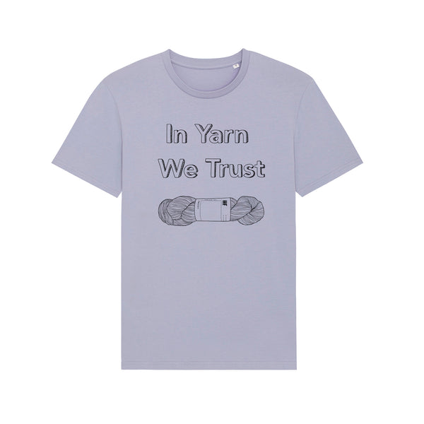 In Yarn We Trust T-shirt, Lavender