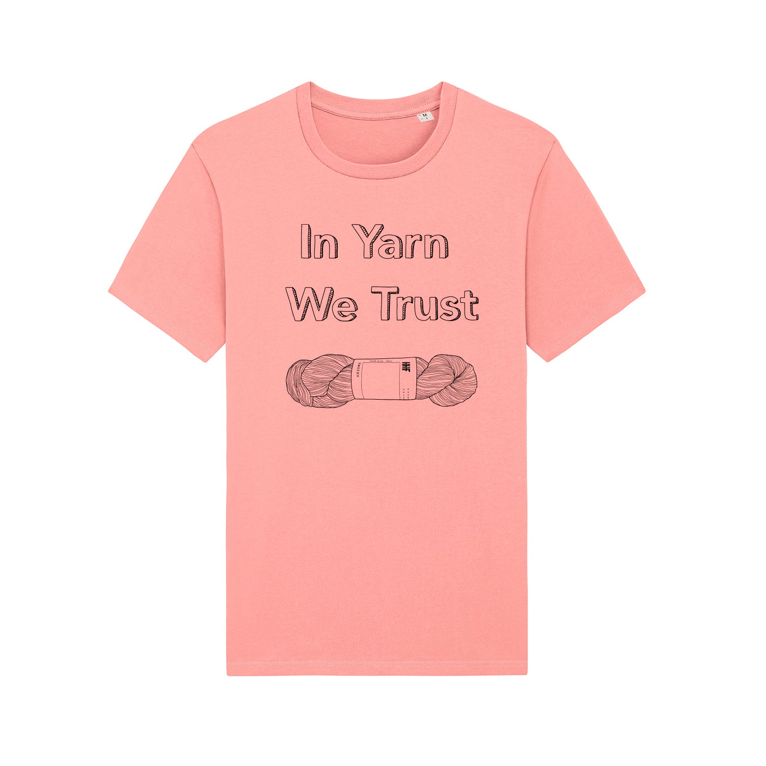 In Yarn We Trust T-shirt, Pink