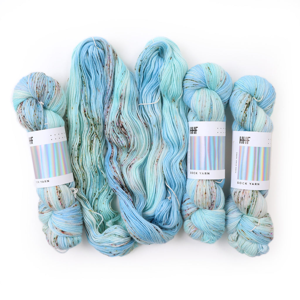 Hedgehog Fibres HHF ソックヤーン　手染め3カセ　Sock