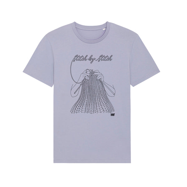 Stitch By Stitch T-shirt, Lavender