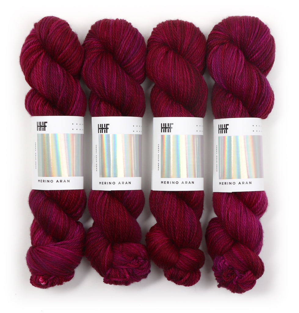 Mixed Merino Wool Variety Pack  Very Berry (Purples) 250 Grams, 23 Mi —  Revolution Fibers